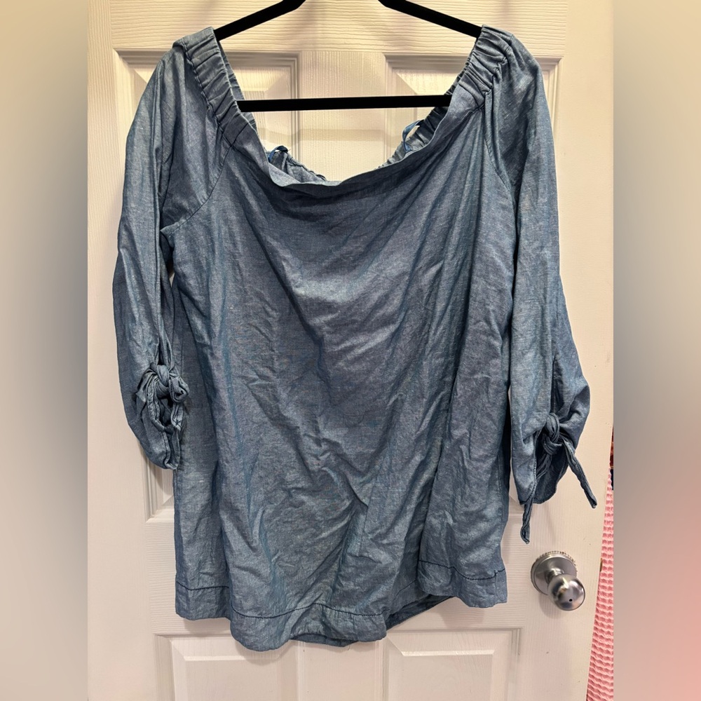 Free people Blue Off-Shoulder Women's Top/mini dress